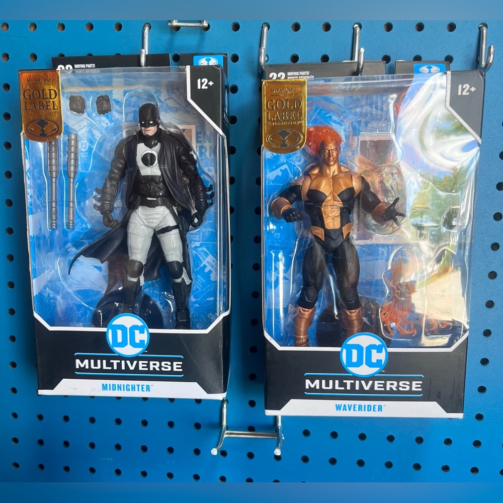 McFarlane Toys DC Comics Midnighter & Waverider 7" Action Figures new unopened
